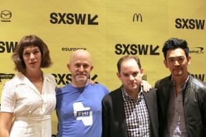 Lola Kirke, our Chris Reed, writer/director Aaron Katz and John Cho