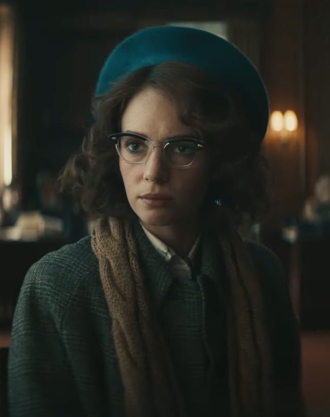 Maya Hawke as Flannery O'Connor in WILDCAT