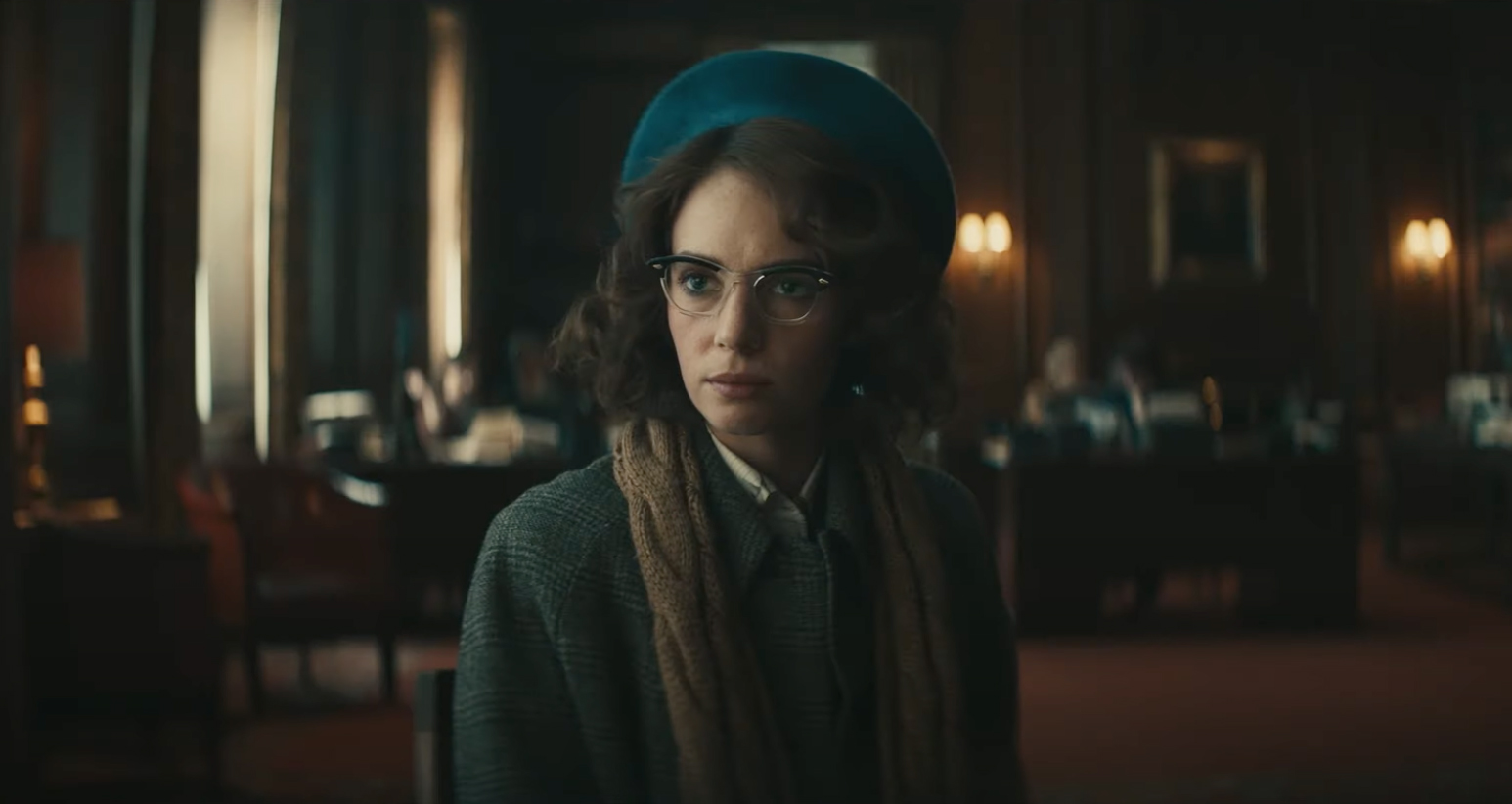 Maya Hawke as Flannery O'Connor in WILDCAT