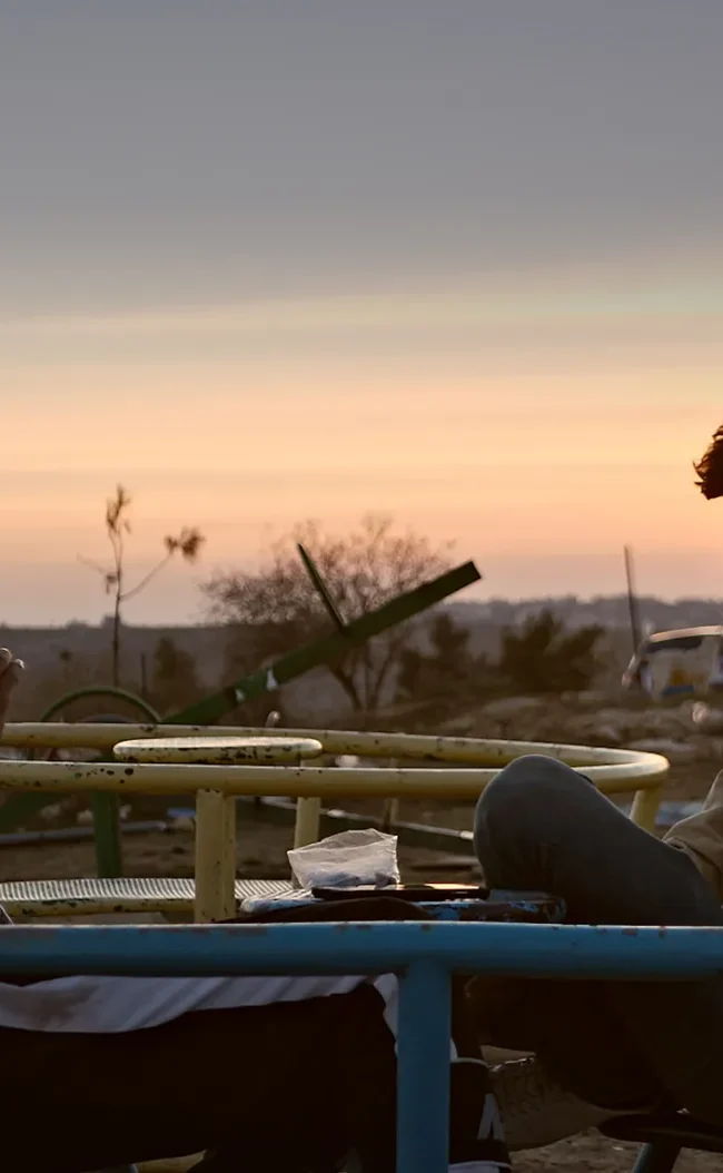 Basel Adra and Yuval Abraham in NO OTHER LAND