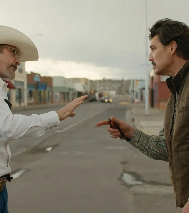 Joaquin Phoenix and Pedro Pascal in Ari Aster's EDDINGTON