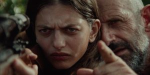 Ghjuvanna Benedetti and Saveriu Santucci in THE KINGDOM