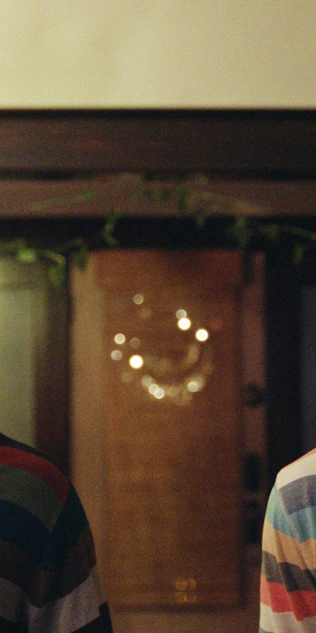 Dylan O'Brien and James Sweeney in TWINLESS