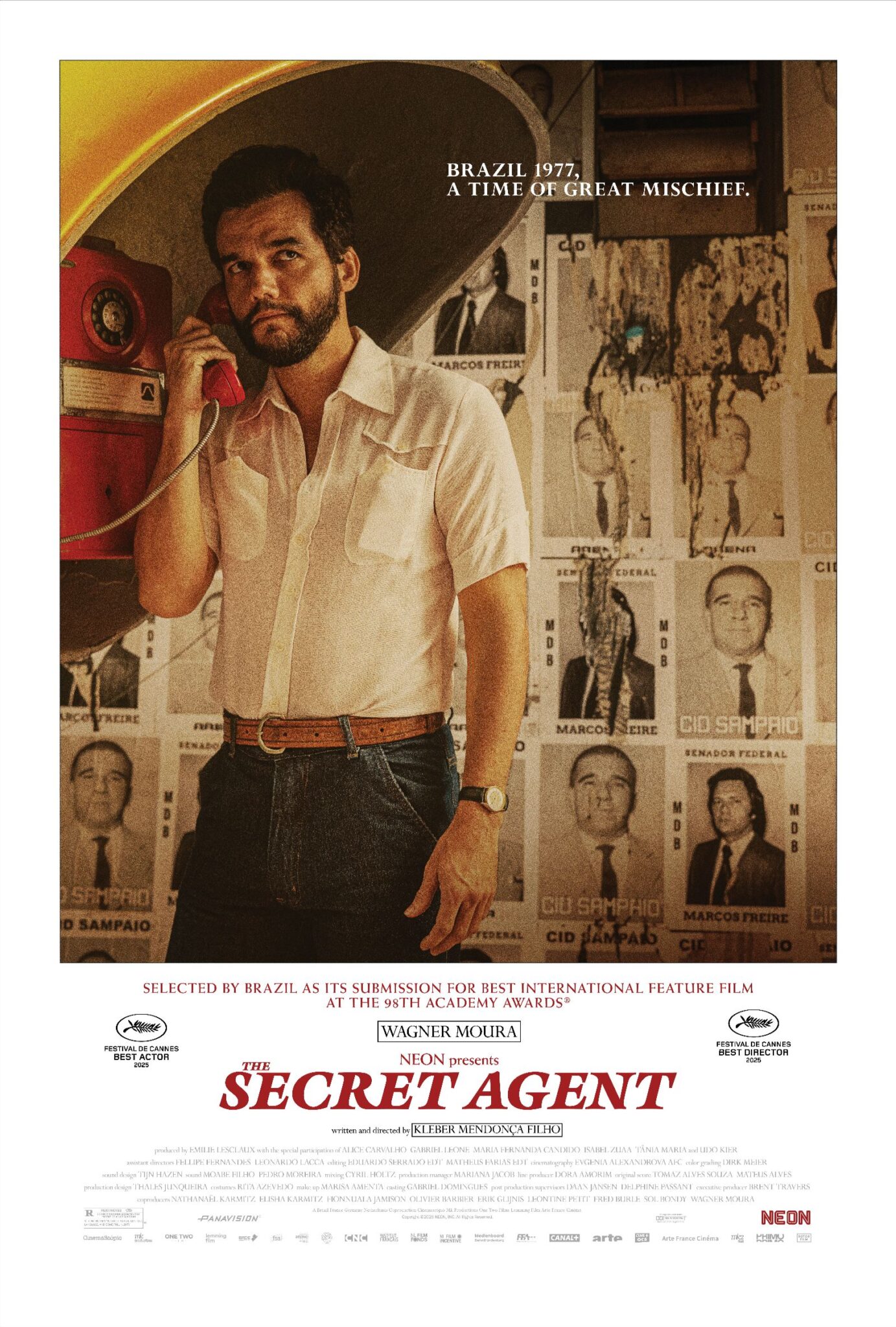 THE SECRET AGENT Official U.S. Poster