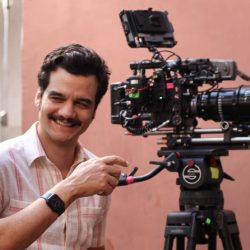 Kleber Mendonça Filho with Wagner Moura – MK2 Films