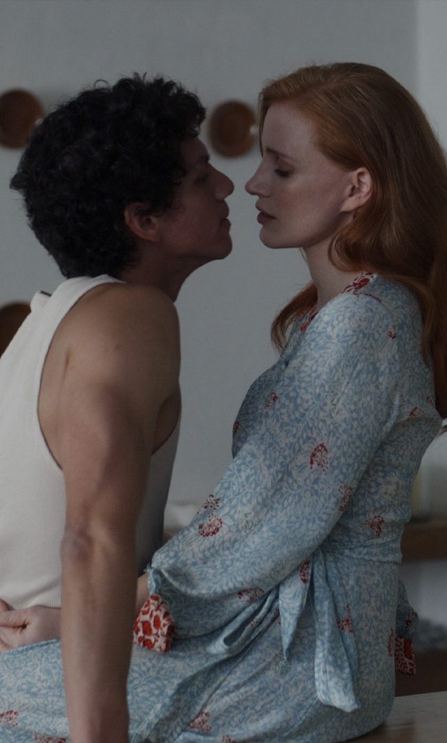Jessica Chastain and Isaac Hernández in Michel Franco's DREAMS