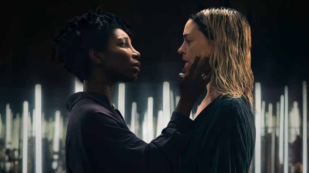 Anne Hathaway & Michaela Coel in David Lowey's MOTHER MARY