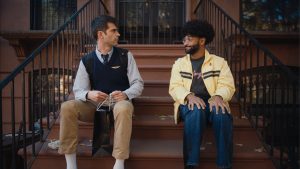 Anthony Oberbeck and Tristan Turner in THE TRAVEL COMPANION