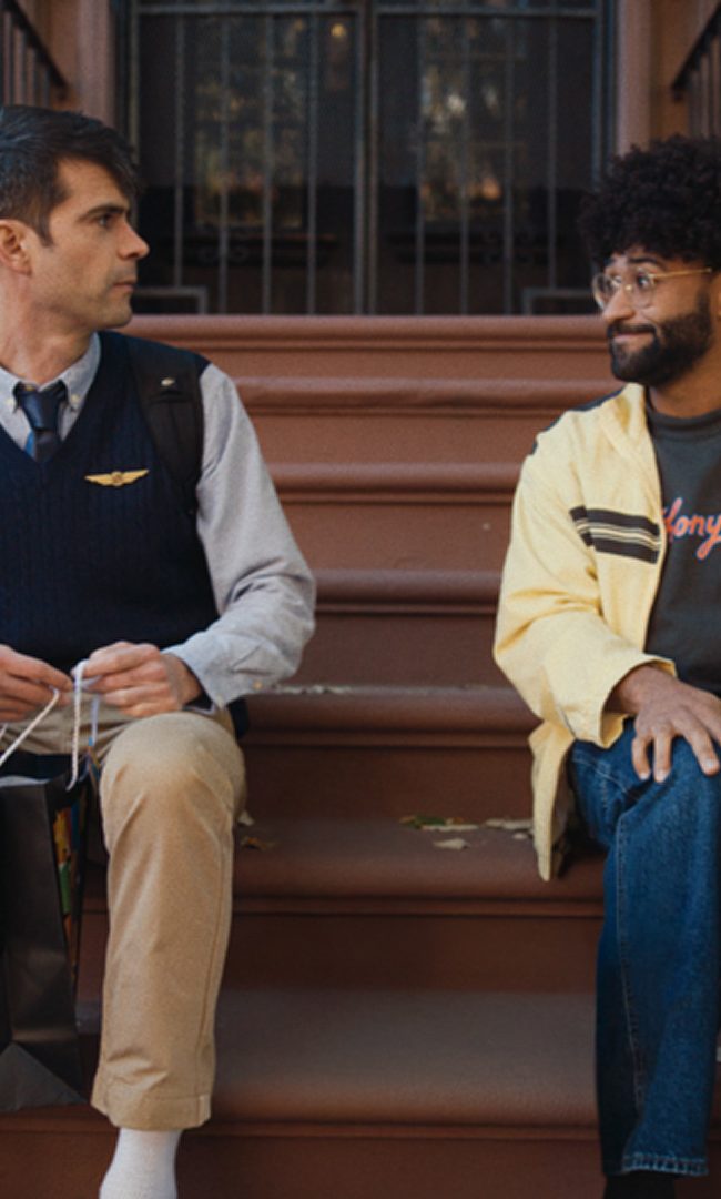 Anthony Oberbeck and Tristan Turner in THE TRAVEL COMPANION