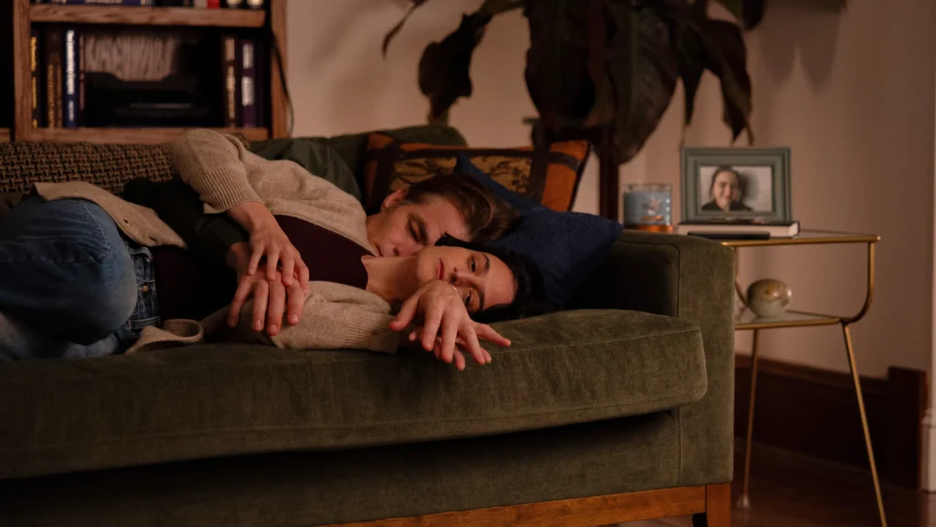 Chris Pine and Jenny Slate in CAROUSEL