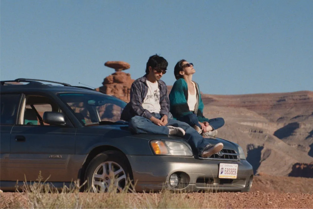 Lubna Azabal and Daniel Zolghadri in HOT WATER