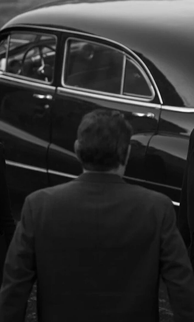 Sandra Hüller and Hanns Zischler in Paweł Pawlikowski's FATHERLAND